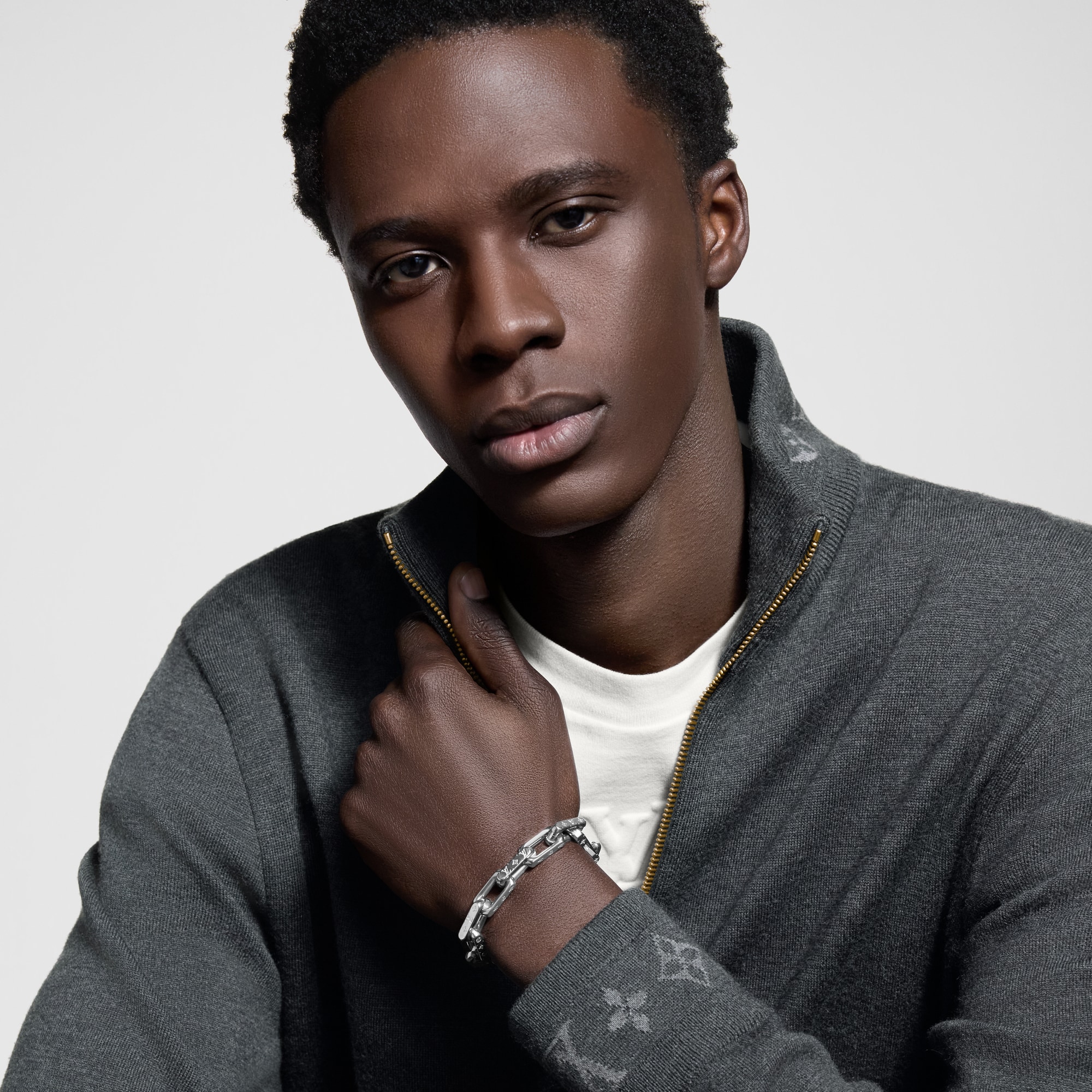 Monogram Chain Bracelet S00 Men Fashion Jewelry LOUIS VUITTON